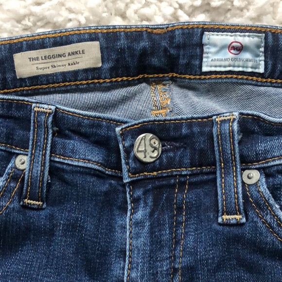 AG Adriano Goldschmied The Legging Ankle Super Skinny Ankle Jeans Size 26 - Picture 6 of 14
